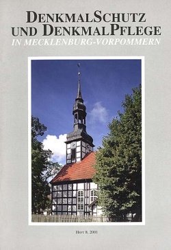 Cover Denkmalschutz und Denkmalpflege in Mecklenburg-Vorpommern Heft 8