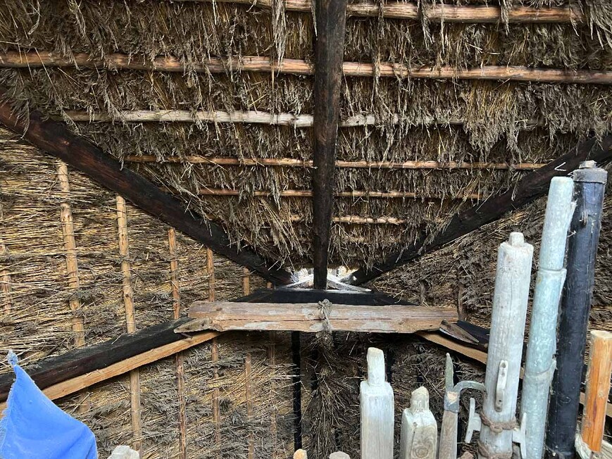 Abb. 11. Göhren, Lkr. Vorpommern-Rügen, Thiessower Str. 7, Rookhus, Blick in die Dachkonstruktion, 2026. 