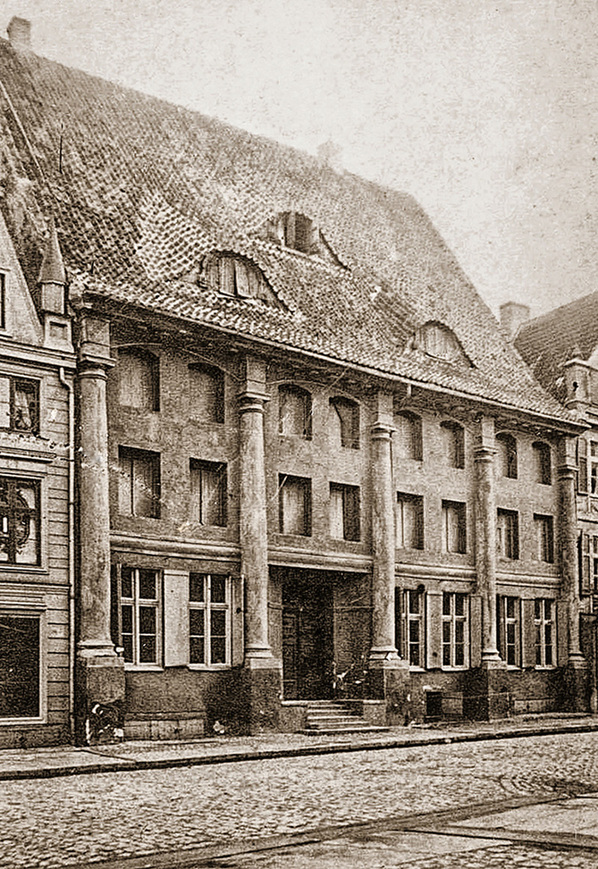 Abb. 3. Hansestadt Stralsund, Mühlenstraße 7, vor 1871. 