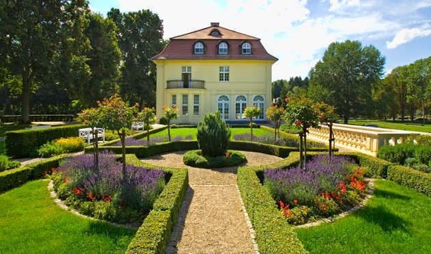 Hasenwinkel, obere östliche Gartenterrasse 