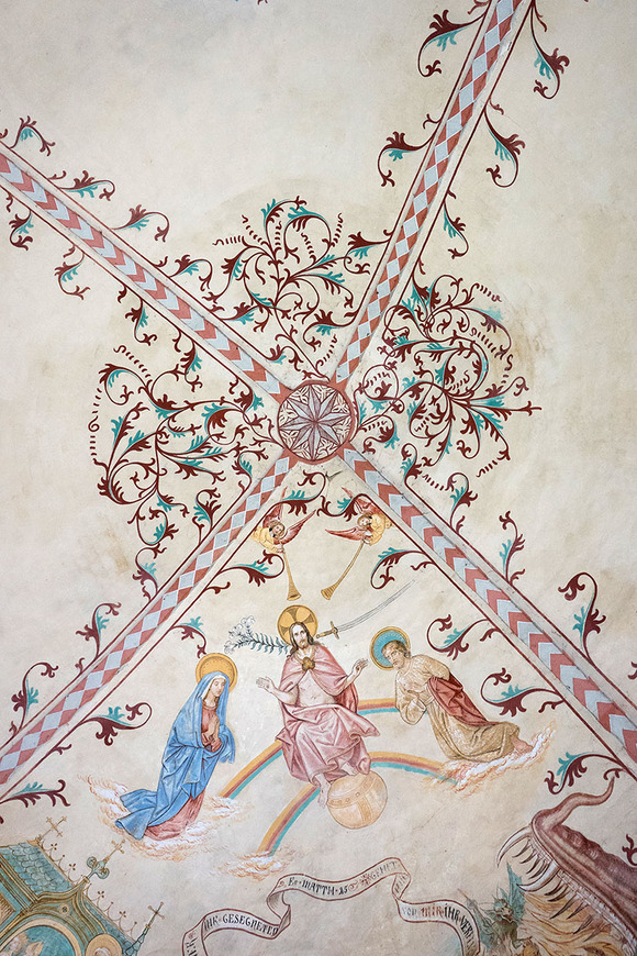 Abb. 9. Lohmen, Lkr. Rostock, Dorfkirche, Chorgewölbe. 