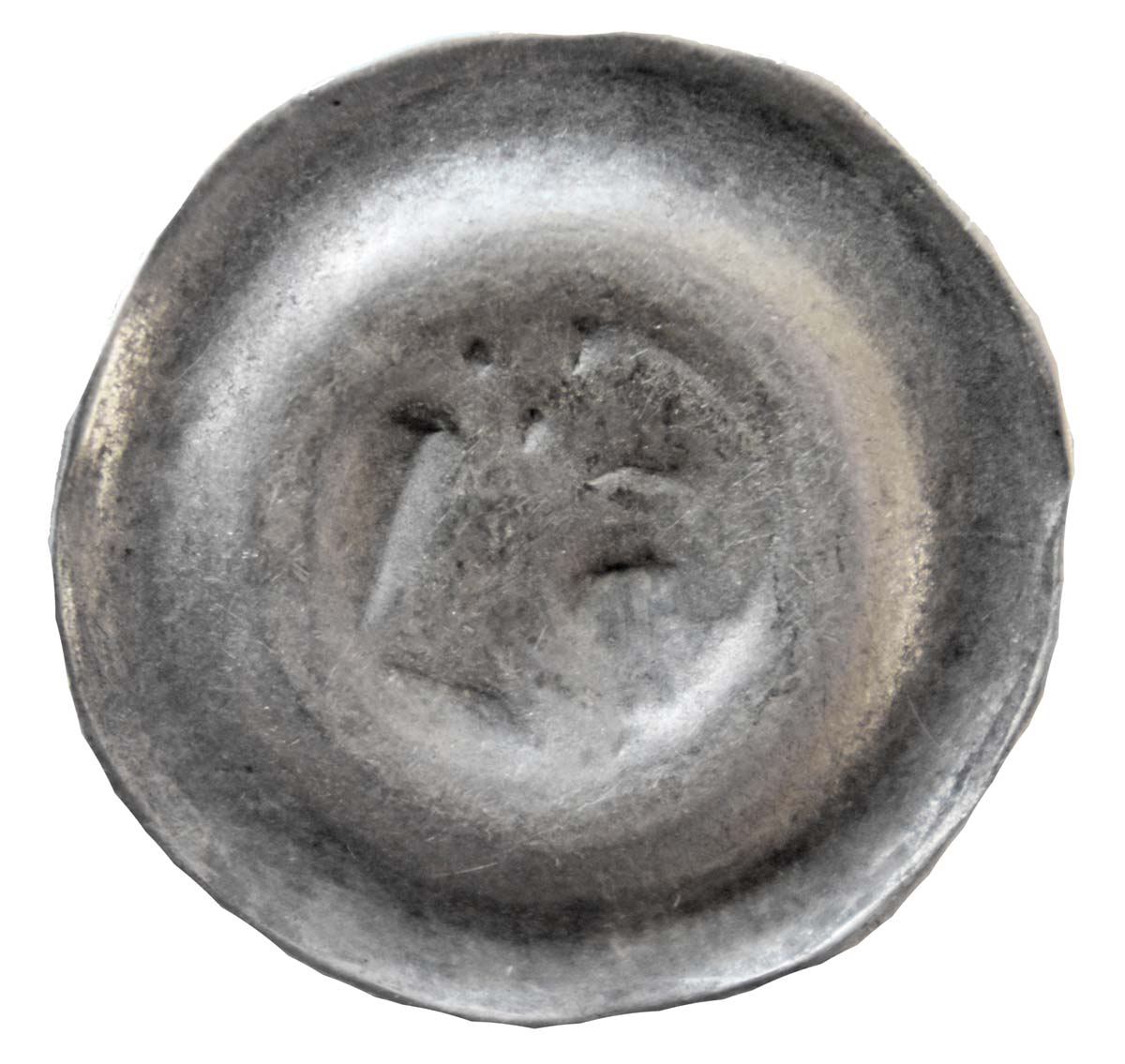 Abb. 20: Neuhof, Lkr. Vorpommern-Rügen, Fpl. 2. Schatz 2. Hohlpfennig aus Stettin (Szczecin; Durchmesser 15,1 mm). 
