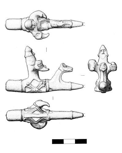 Abb. 3 Cotes, Charnwood, Leicestershire. Sporenfragment. Abbildung: British Museum, UK Find data base. 