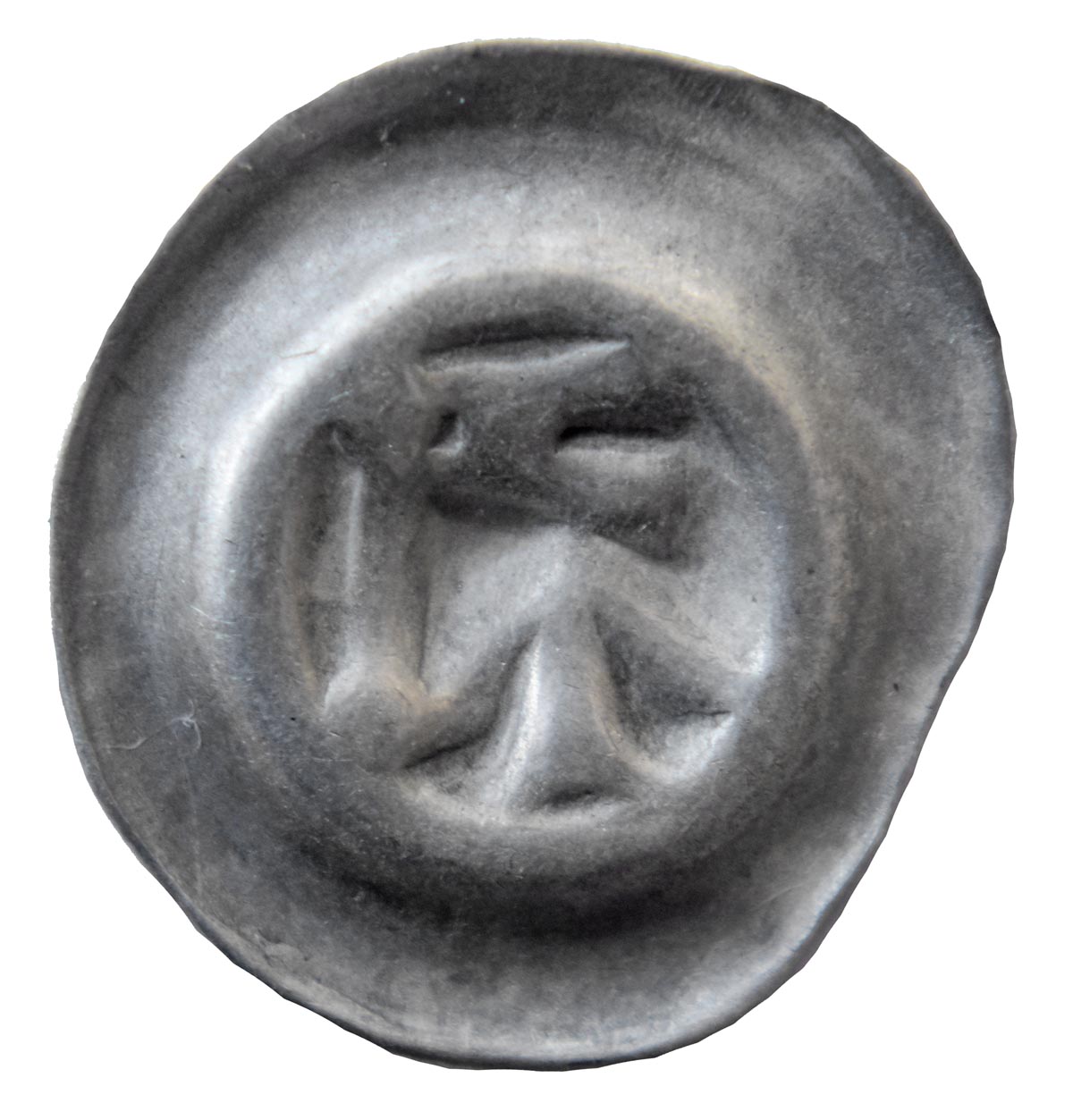 Abb. 11: Neuhof, Lkr. Vorpommern-Rügen, Fpl. 2. Schatz 2. Hohlpfennig aus Stralsund (Durchmesser 15,5 mm). 