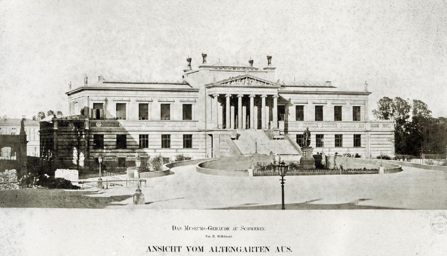 Download: Abb. 1: Landeshauptstadt Schwerin, Alter Garten 3, Galeriegebäude, Zustand 1882 (Stadtarchiv Schwerin) Abb. 1: Landeshauptstadt Schwerin, Alter Garten 3, Galeriegebäude, Zustand 1882