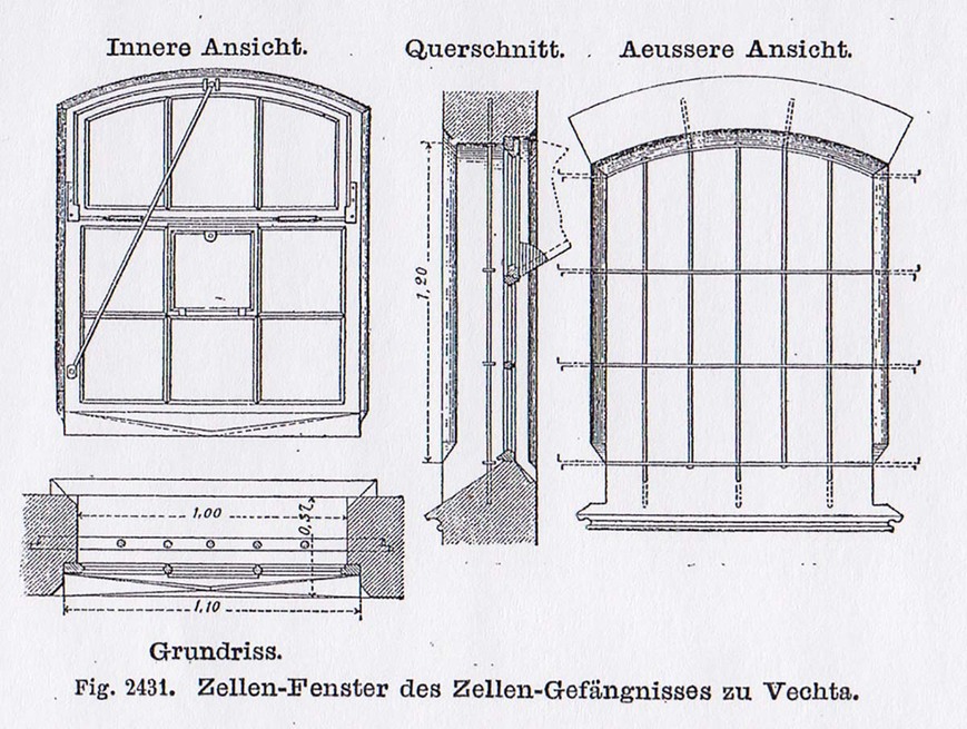 Download: Abb. 13. Zellenfenster, Klasen, Handbuch 1891, Fig.2431. Abb. 13. Zellenfenster, Klasen, Handbuch 1891, Fig.2431.