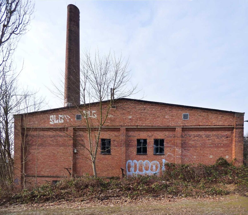 Download: Abb. 4. Schwerin, Mittelweg 7, Kraftfahrzeuginstandsetzungswerk, Heizkraftwerk. (LAKD-MV/LD, A. Krug, 2017) Abb. 4. Schwerin, Mittelweg 7, Kraftfahrzeuginstandsetzungswerk, Heizkraftwerk.