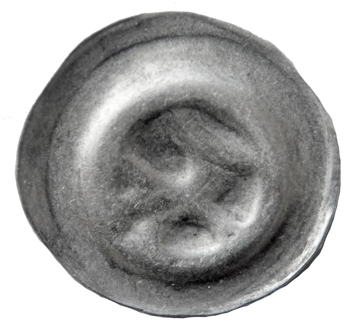 Abb. 19: Neuhof, Lkr. Vorpommern-Rügen, Fpl. 2. Schatz 2. Hohlpfennig aus Pasewalk (Durchmesser 15,7 mm). 