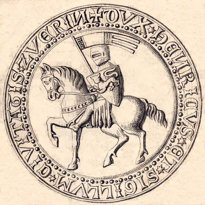Großes Stadtsiegel, 1255 Meckl. Urkundenbuch 1, Seite 66 
