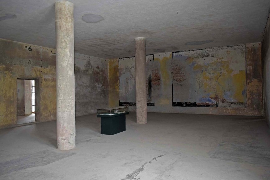 Abb. 5. Anklam, Lkr. Vorpommern-Greifswald, ehem. Wehrmachtsgefängnis, sog. Kartenraum, 2025. 