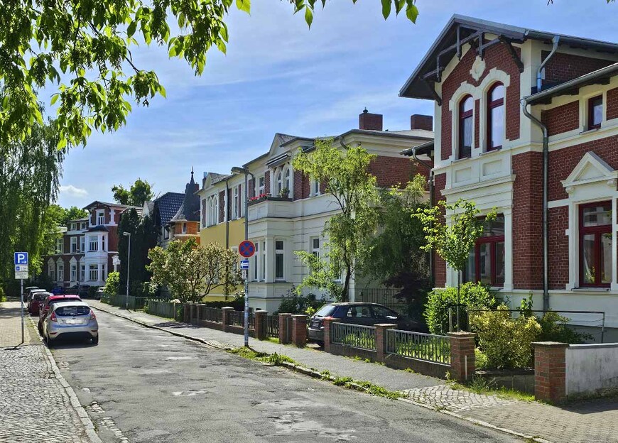 Abb. 6. Landeshauptstadt Schwerin, Lutherstraße, Villenkolonie Ostorf, 2026. 