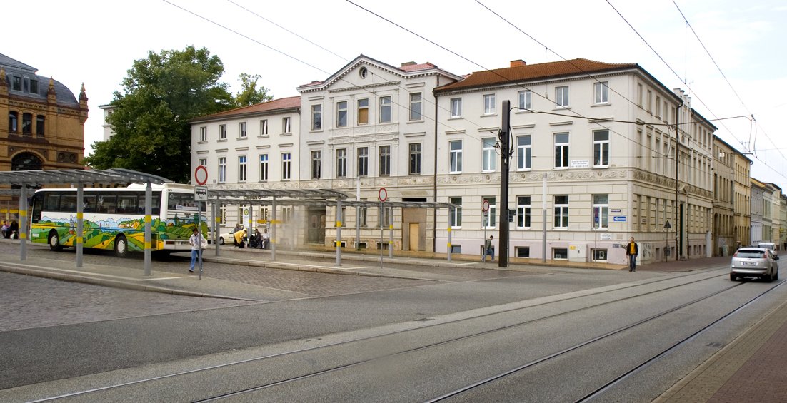 Download: Abb. 2: Schwerin, Grunthalplatz 1–2/Wismarsche Straße 170, 2008 A. Bötefür, LAKD Abb. 2: Schwerin, Grunthalplatz 1–2/Wismarsche Straße 170, 2008