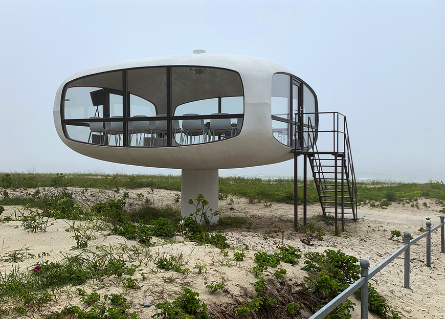 Abb. 6. Binz, Landkreis Vorpommern-Rügen, Strandpromenade Ost, Rettungsstation, 2019 