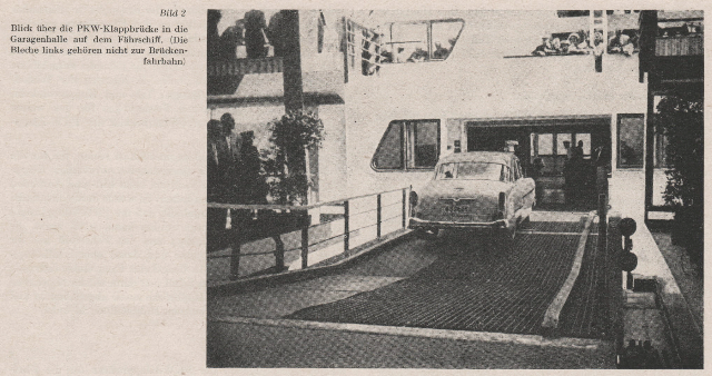 Download: Abb. 3: Sassnitz, Stadthafen, Landungsplattform, PKW-Klappbrücke TWZ 1961, Seite 281 Abb. 3: Sassnitz, Stadthafen, Landungsplattform, PKW-Klappbrücke