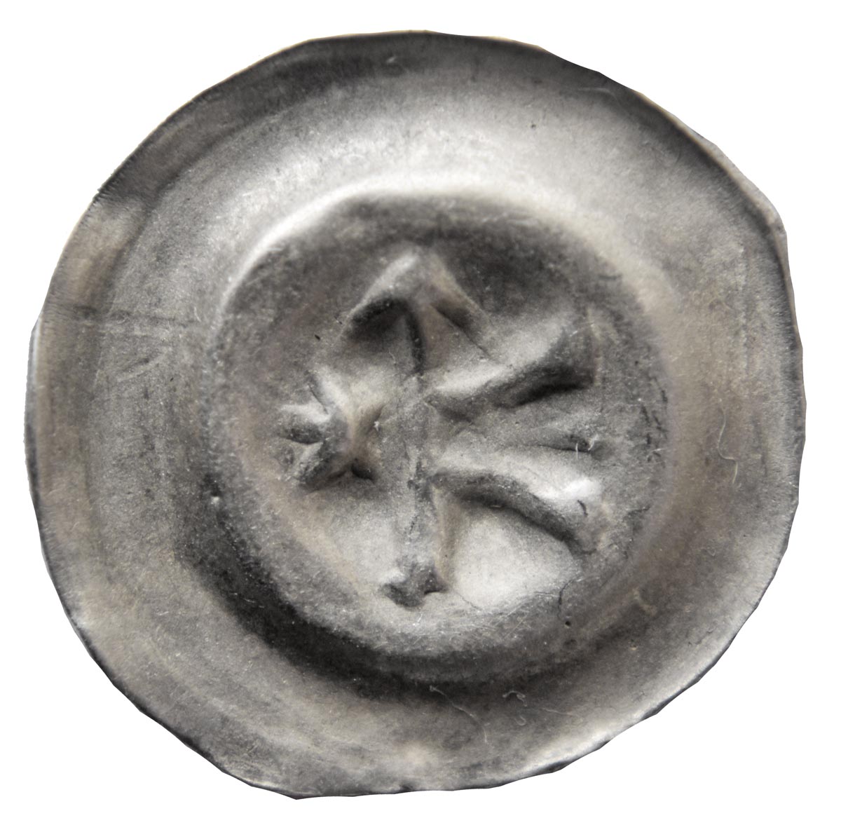 Abb. 12: Neuhof, Lkr. Vorpommern-Rügen, Fpl. 2. Schatz 2. Hohlpfennig aus Stralsund (Durchmesser 16,0 mm). 