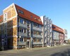 Greifswald, Friedrich-Löffler-Straße 1-5, Anwendung der Plattenbauweise in der Altstadt, 1986, Foto: LAKD/LD, B. Dräger-Kneißl, 2016.