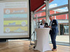 Landeskonservatorin MV, Dr. Ramona Dornbusch; Landeskonservator Brandenburg, Prof. Dr. Thomas Drachenberg, Foto T. Seeböck, 2025.