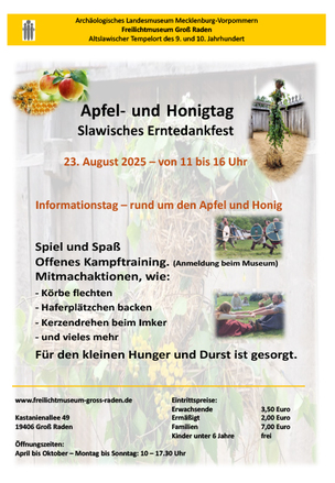 Plakat Apfel- und Honigtag