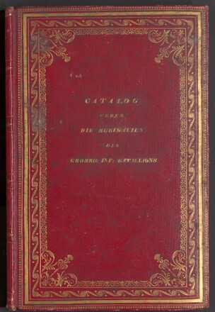 Catalog ueber die Musikalien des Grossherzoglichen Infanterie-Batallions [Mecklenburg-Strelitz], Signatur Mus 3065/13