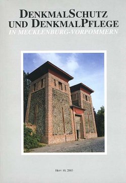 Cover Denkmalschutz und Denkmalpflege in Mecklenburg-Vorpommern Heft 10