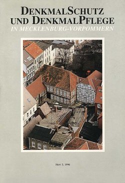 Cover Denkmalschutz und Denkmalpflege in Mecklenburg-Vorpommern Heft 3