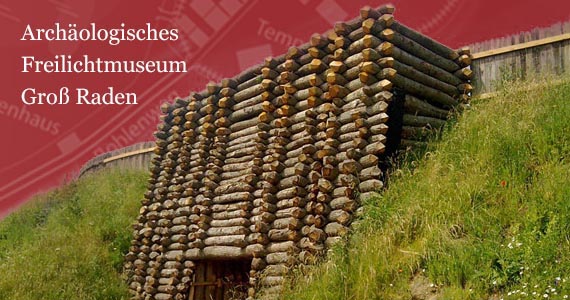 Infoboxgrafik: Archäologisches Freilichtmuseum Groß Raden (Externer Link: www.freilichtmuseum-gross-raden.de)