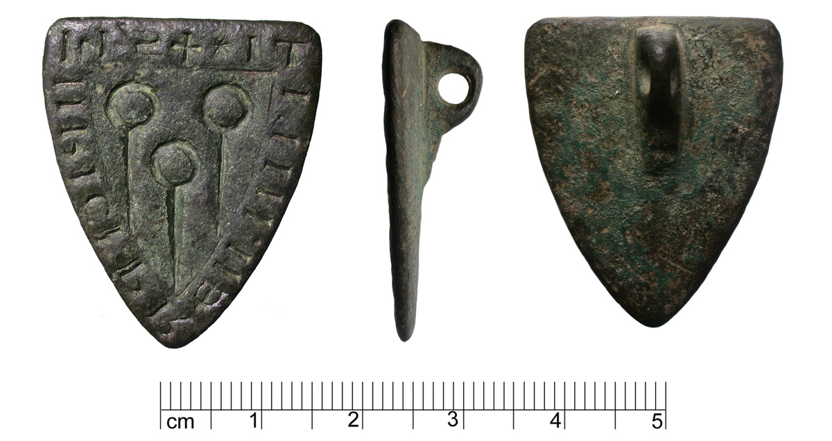 Abbildung 1: Schimm, Lkr. Nordwestmecklenburg, Siegelstempel des Heinrich Preen. Fotos: LAKD M-V, Landesarchäologie, Dr. Jörg Ansorge. Abbildung 1: Schimm, Lkr. Nordwestmecklenburg, Siegelstempel des Heinrich Preen.