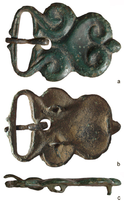 Neuenkirchen. Die provinzial- byzantinische Bronzeschnalle Foto: G. Hahn Neuenkirchen. Die provinzial- byzantinische Bronzeschnalle