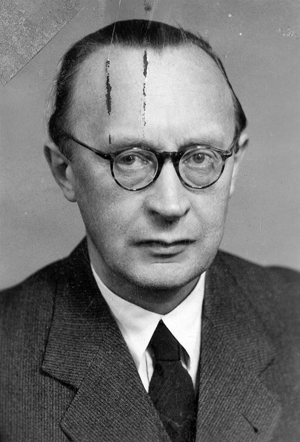 Arno Hübner um 1948 (LHAS, 6.11-11-1, Nr. 8006)