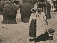 Abbildung Strandleben in Warnemünde ca. 1907 Quelle: LAKD MV/LHA Abbildung Strandleben in Warnemünde ca. 1907