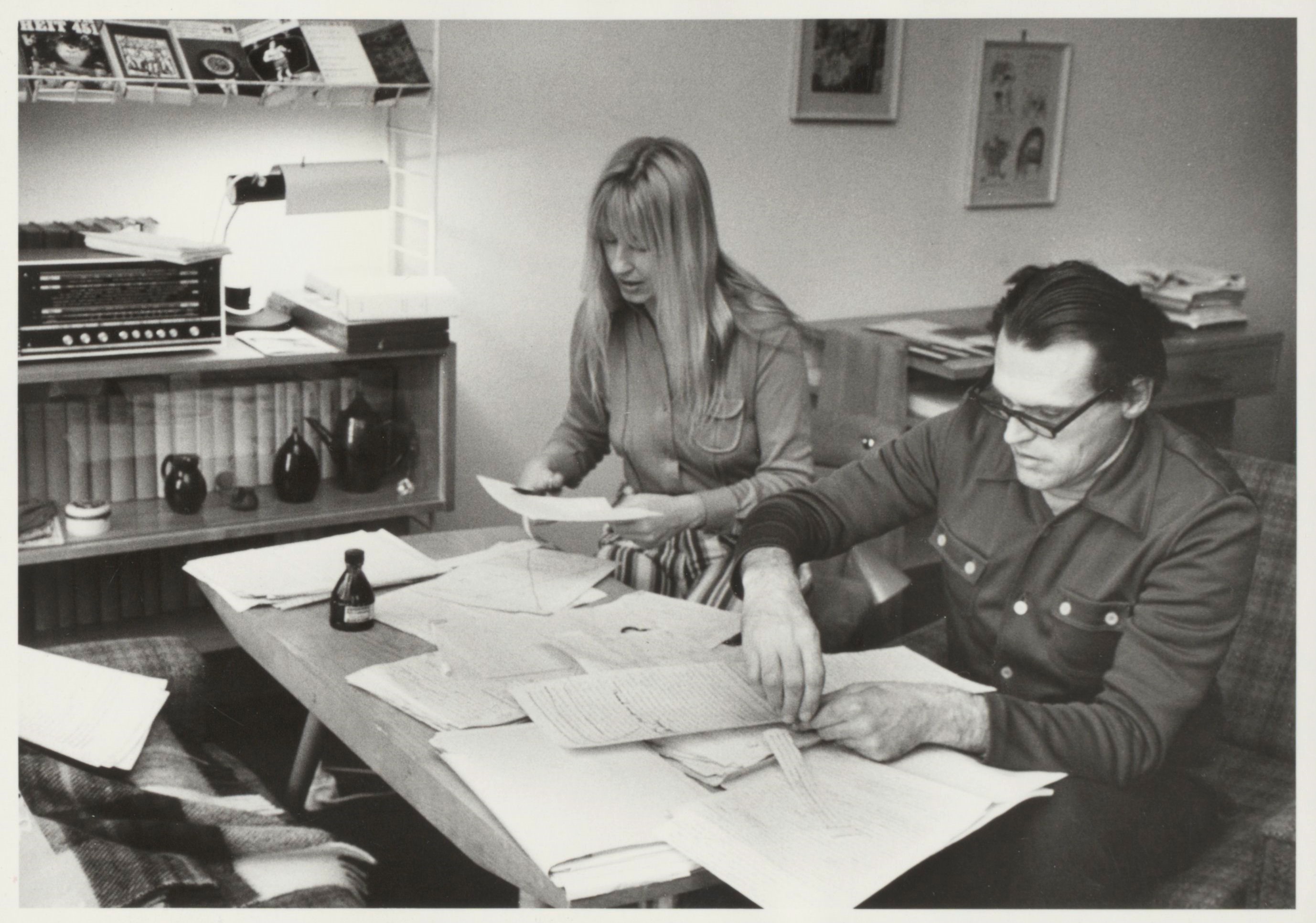 Johanna und Günter Braun 1976 in ihrer Magdeburger Wohnung