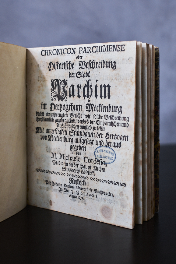 Chronicon Parchimense [...]: Titelblatt