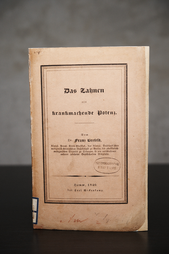 Dentitio difficilis [...]: Umschlag