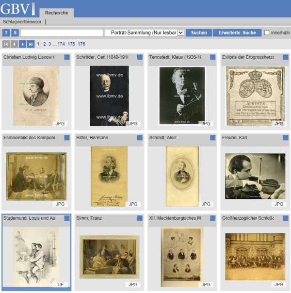 Porträtdatenbank im GBV