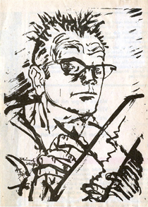 Frühes Selbstporträt von Armin Münch